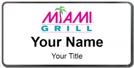 Custom name badges for Miami Subs