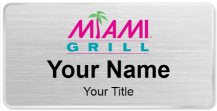 Custom name badges for Miami Subs