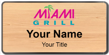Custom name badges for Miami Subs