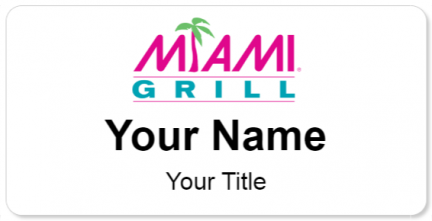 Custom name badges for Miami Subs