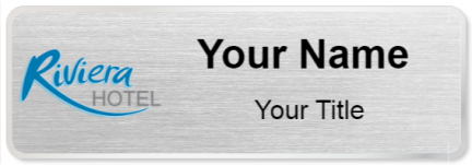 Custom name badges for Riviera Hotel