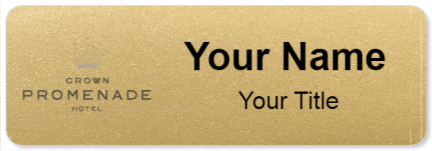Custom name badges for Crown Promenade Hotel