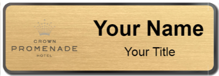 Custom name badges for Crown Promenade Hotel