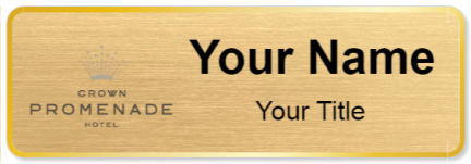 Custom name badges for Crown Promenade Hotel