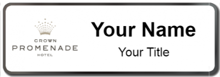 Custom name badges for Crown Promenade Hotel