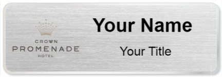 Custom name badges for Crown Promenade Hotel