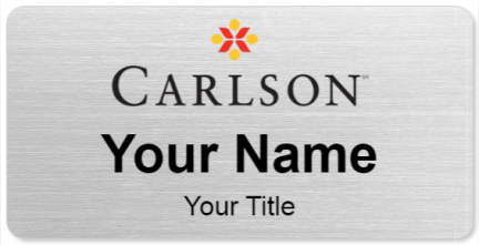 Custom name badges for Carlson