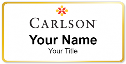Custom name badges for Carlson
