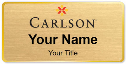 Custom name badges for Carlson