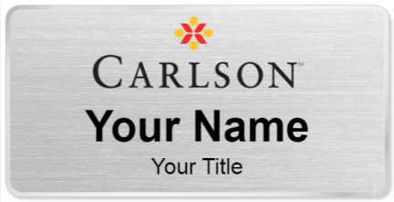 Custom name badges for Carlson