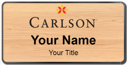 Custom name badges for Carlson