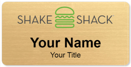 Custom name badges for Shake Shack