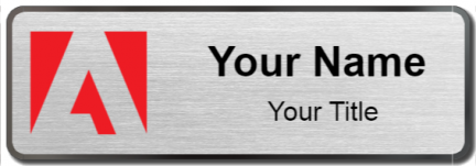 Custom name badges for Adobe