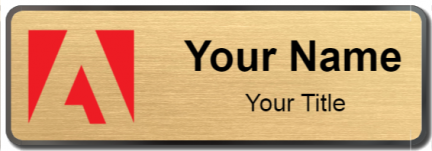 Custom name badges for Adobe
