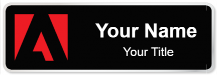 Custom name badges for Adobe