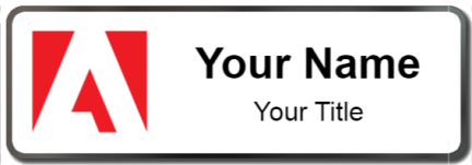 Custom name badges for Adobe