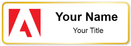 Custom name badges for Adobe