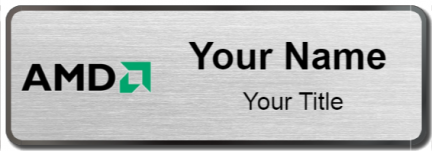 Custom name badges for AMD