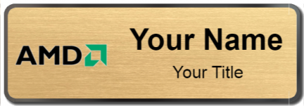 Custom name badges for AMD