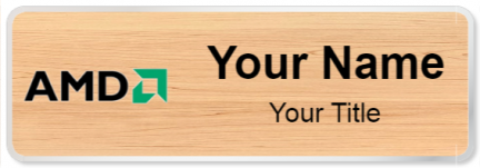 Custom name badges for AMD