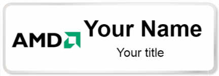Custom name badges for AMD