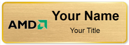 Custom name badges for AMD