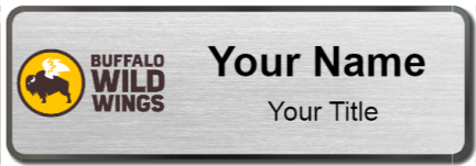 Custom name badges for Buffalo Wild Wings