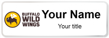 Custom name badges for Buffalo Wild Wings