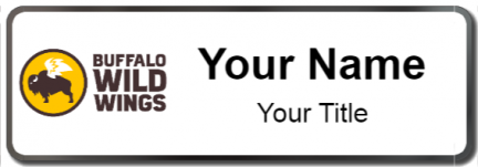 Custom name badges for Buffalo Wild Wings