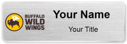 Custom name badges for Buffalo Wild Wings