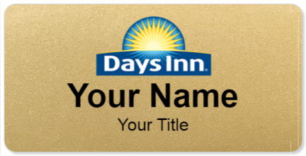 Custom name badges for Days Inn