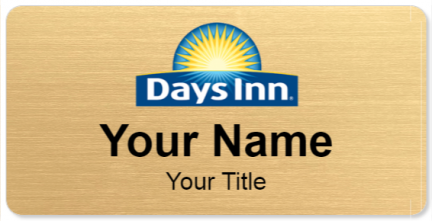Custom name badges for Days Inn