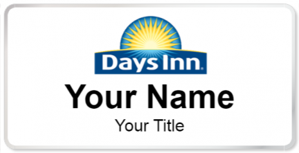 Custom name badges for Days Inn