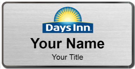 Custom name badges for Days Inn