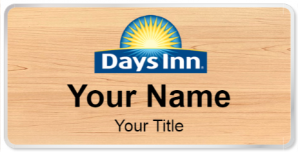 Custom name badges for Days Inn