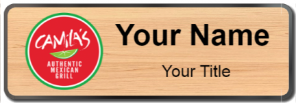 Custom name badges for Camilas Authentic Mexican Grill