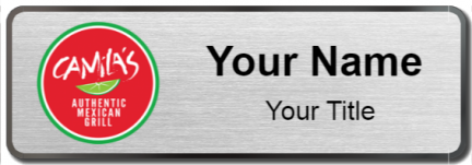 Custom name badges for Camilas Authentic Mexican Grill