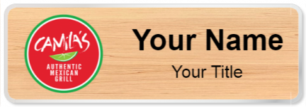 Custom name badges for Camilas Authentic Mexican Grill