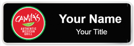 Custom name badges for Camilas Authentic Mexican Grill