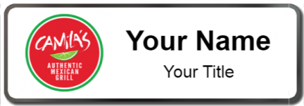 Custom name badges for Camilas Authentic Mexican Grill