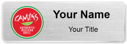 Custom name badges for Camilas Authentic Mexican Grill