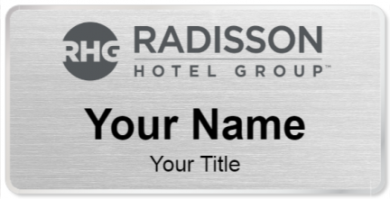 Custom name badges for Radisson Hotel Group