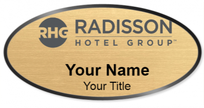 Custom name badges for Radisson Hotel Group