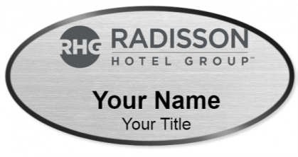 Custom name badges for Radisson Hotel Group