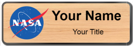 Custom name badges for Nasa
