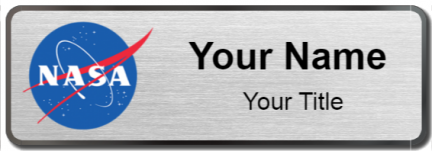 Custom name badges for Nasa