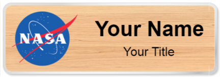 Custom name badges for Nasa