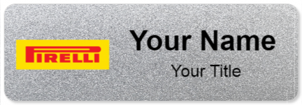 Custom name badges for Pirelli