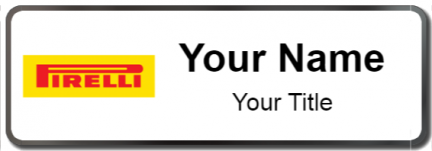 Custom name badges for Pirelli