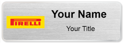 Custom name badges for Pirelli